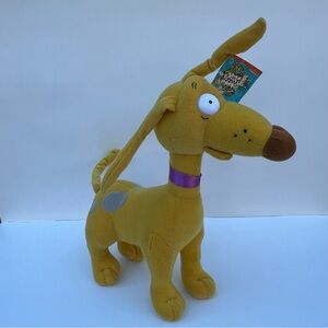 Vintage Nickelodeon Cartoon Rugrats Spike the Dog Animal Stuffed Toy Collections